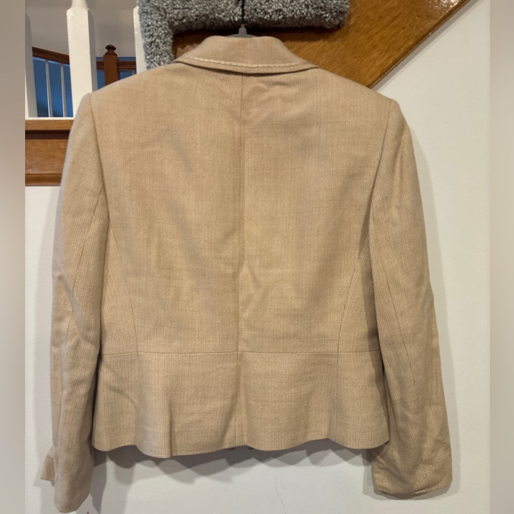 Tahari Beige Blazer and Skirt Set - Women’s 10P - Picture 5 of 7